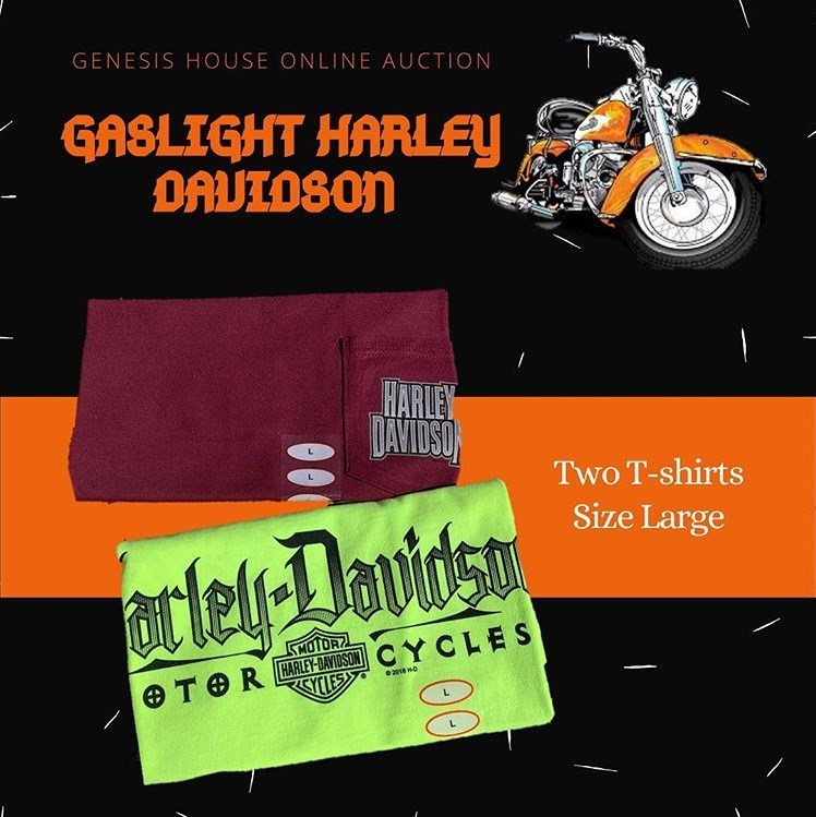 GoldenWestAuctions 2 Harley Davidson Shirts (valued at 80) from Gaslight Harley Davidson in GoldenWestAuctions 2 Harley Davidson Shirts (valued at 80) from Gaslight Harley Davidson in